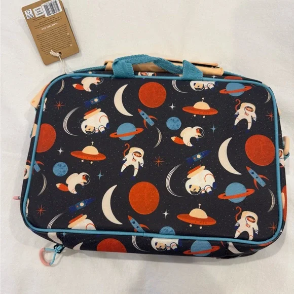 PlanetBox Stainless Steel Lunchbox with Space-Themed Bag - Picture 3 of 7